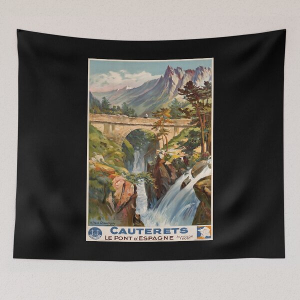 Item preview, retro Cauterets designed and sold by CorasPosters.