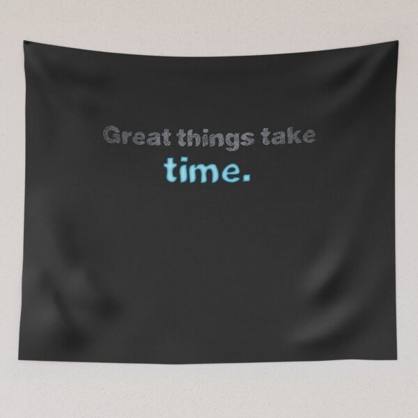 Item preview, Great things take time t-shirt designed and sold by Yassirkhali.