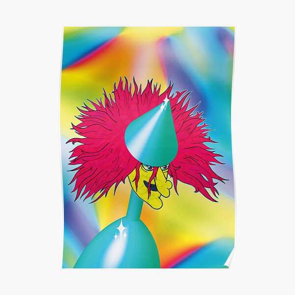 Techno Hexe Poster