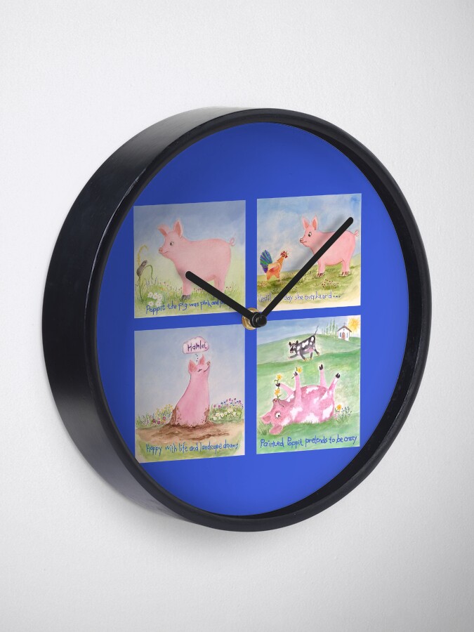 Thumbnail 1 of 4, Clock, Poppit's Escape (illustrated by Des Mitchell) designed and sold by denniepasion1.