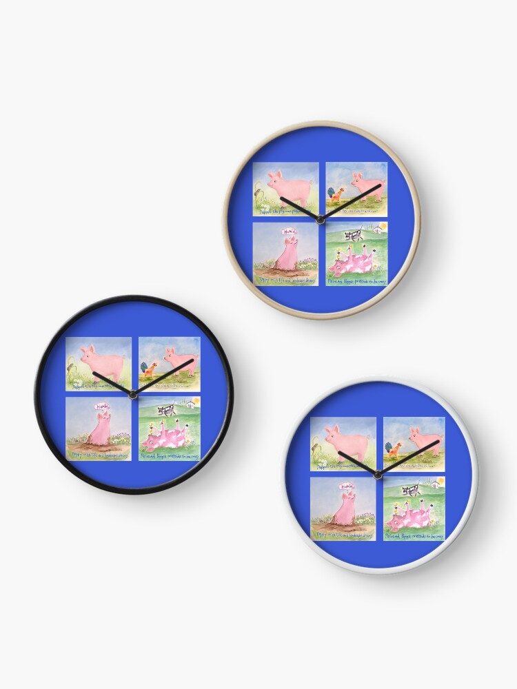 Thumbnail 3 of 4, Clock, Poppit's Escape (illustrated by Des Mitchell) designed and sold by denniepasion1.