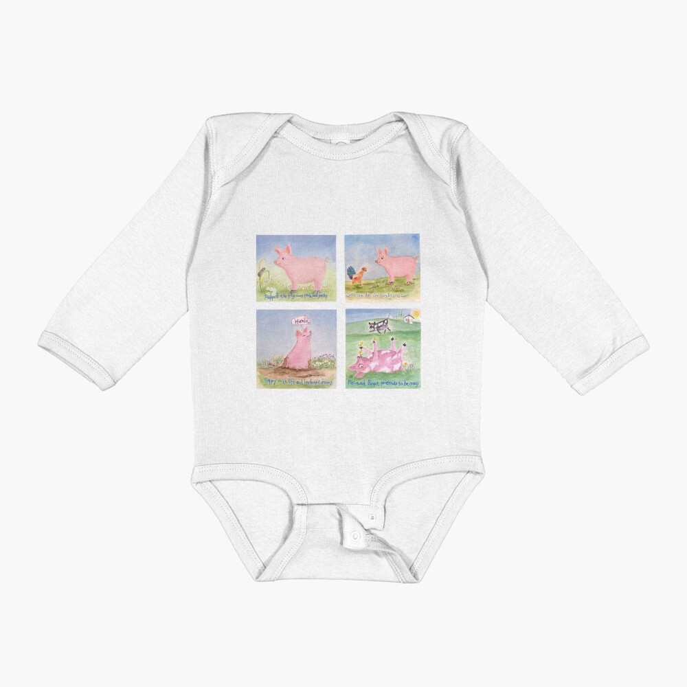 Item preview, Long Sleeve Baby One-Piece designed and sold by denniepasion1.