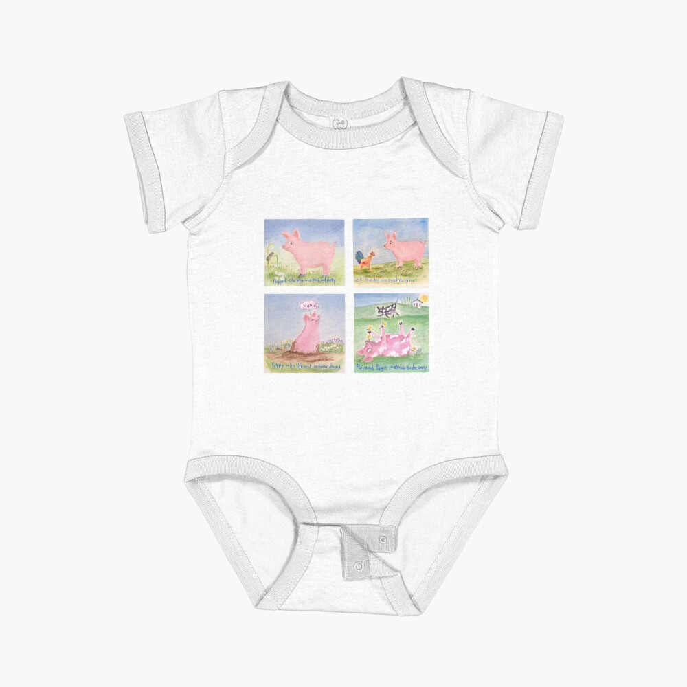 Item preview, Short Sleeve Baby One-Piece designed and sold by denniepasion1.