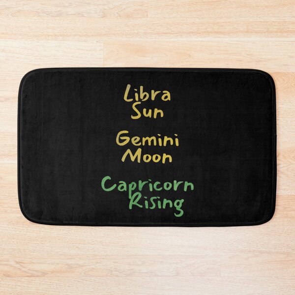 Item preview, Libra Sun Gemini Moon Capricorn Rising Text designed and sold by leomooncreates.