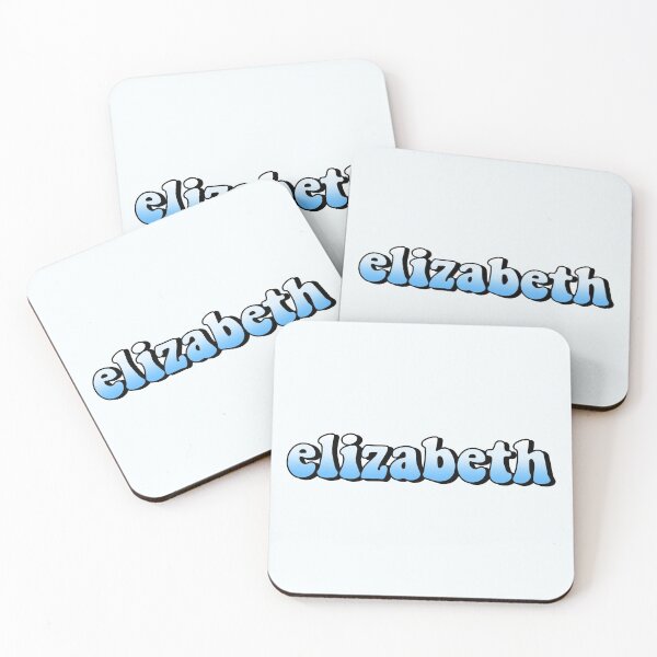 Item preview, aesthetic pastel blue gradient elizabeth name designed and sold by STAR10008.