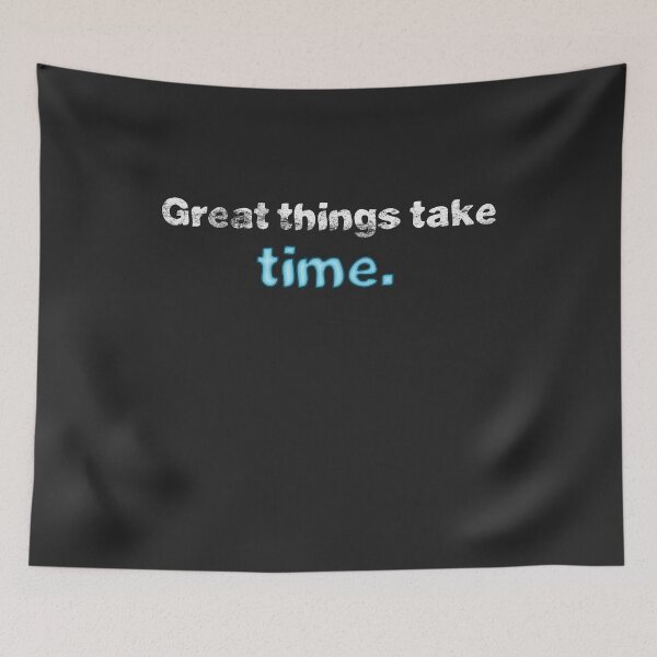 Item preview, Great things take time t-shirt designed and sold by Yassirkhali.