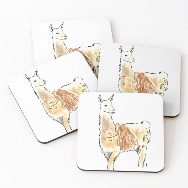 Item preview, Llama Watercolor Print designed and sold by junelight19.