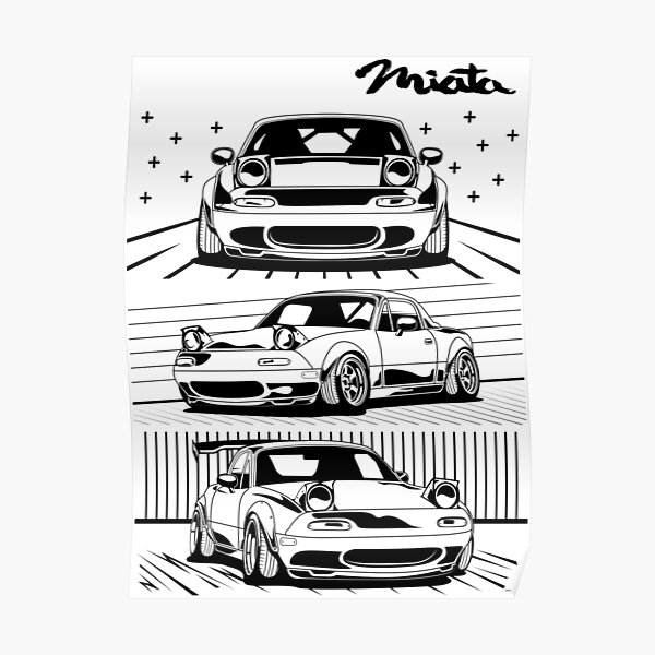 Mazda Miata Poster