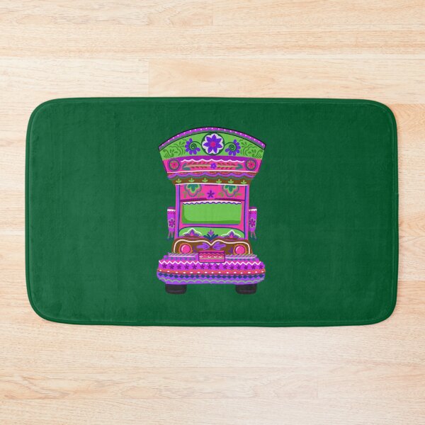 Item preview, Truck Art in Green - Floral & Colorful Truckart designed and sold by storeIndus.