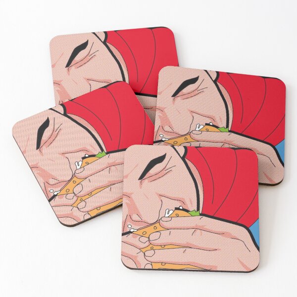 Item preview, kryptonian eats a hamburger designed and sold by lovesuperkarma.