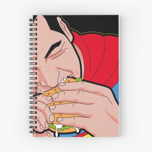 Item preview, kryptonian eats a hamburger designed and sold by lovesuperkarma.