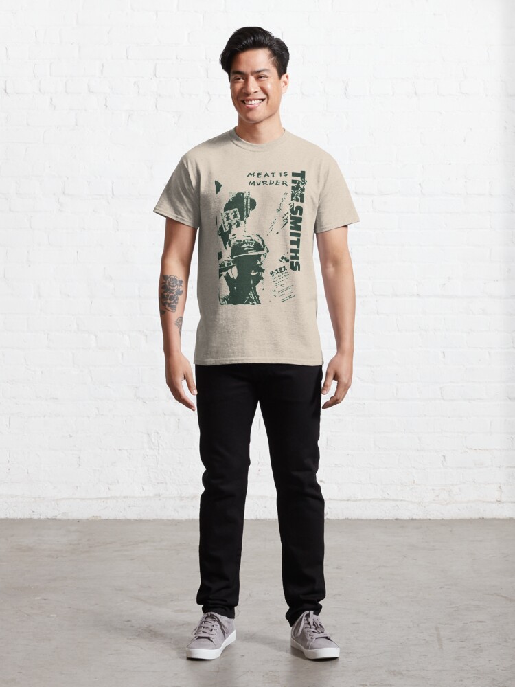 Alternate view of The Smiths - Meat is Murder (Japanese) (green variant) Classic T-Shirt