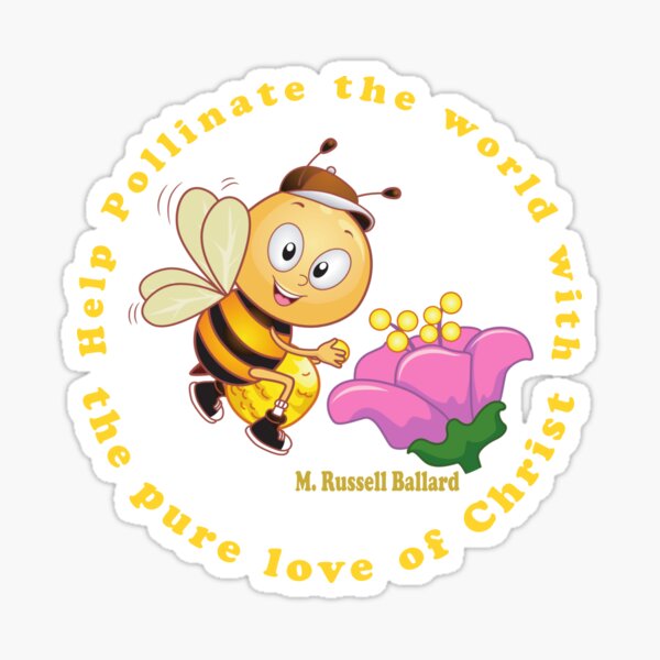 Item preview, Pollinate the pure love of Christ  designed and sold by Heather Walton.