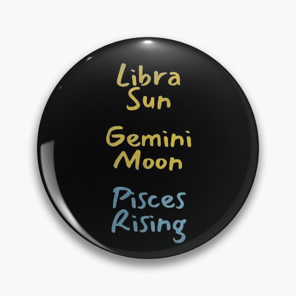 Item preview, Libra Sun Gemini Moon Pisces Rising Text designed and sold by leomooncreates.