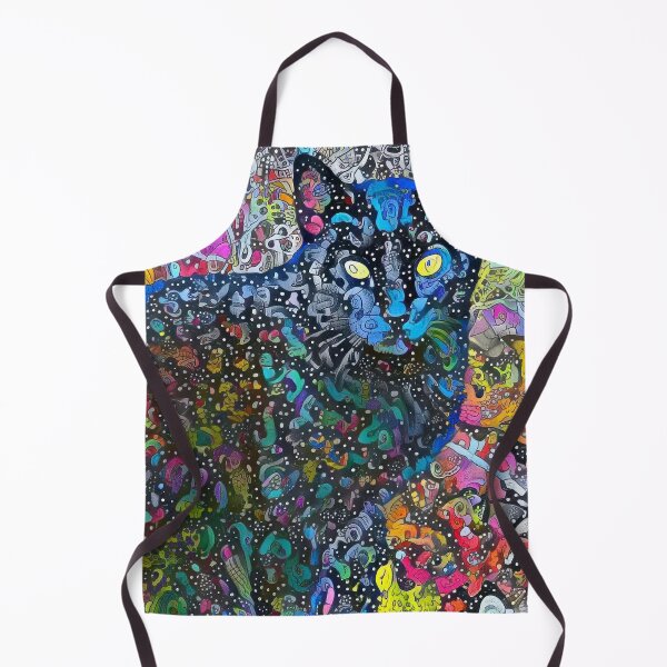 Item preview, Big Black Cat/Party Colors designed and sold by Reclining Buddha Cat.