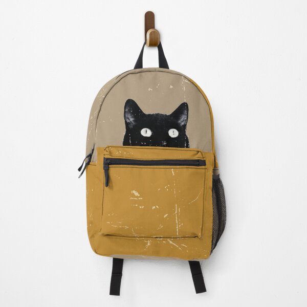 yellow cat backpack
