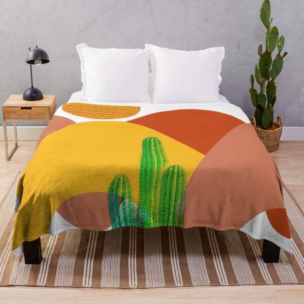 Item preview, Mid-Century Modern Abstract Cactus Sun designed and sold by Old Urban Farmhouse Design Studio.