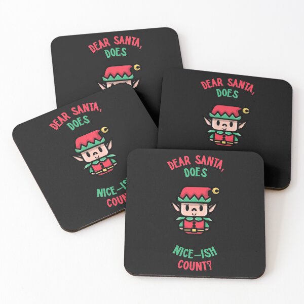 Item preview, Dear Santa Does Nice-Ish Count? designed and sold by joabaj.