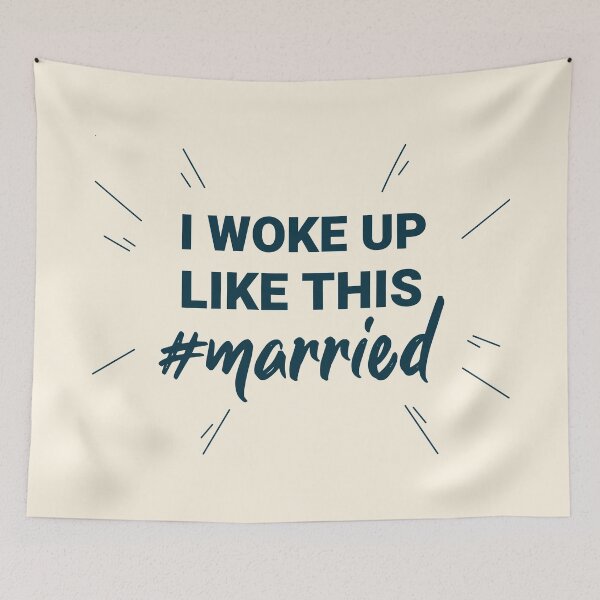 Item preview, I Woke Up Like This Married designed and sold by NikStore.