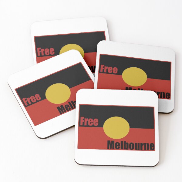 Item preview, Free Melbourne Aboriginal Flag designed and sold by betkakayd.