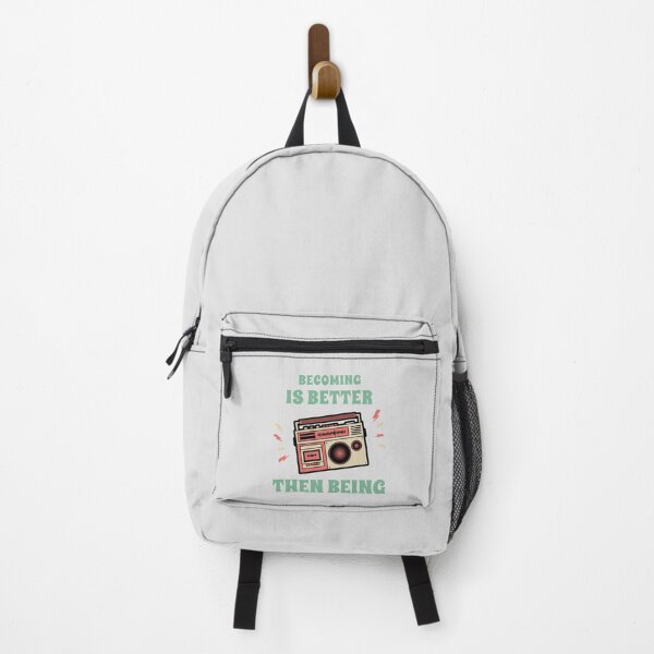 Item preview, Becoming Is Better Then Being - Vintage Retro Boom Box designed and sold by Mustard Prophet.