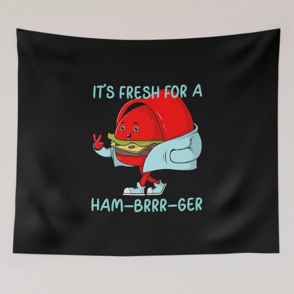 Item preview, It's Fresh For A Hamburger. Ham-Brrrr-ger.  designed and sold by Zwembad Vergelijker.