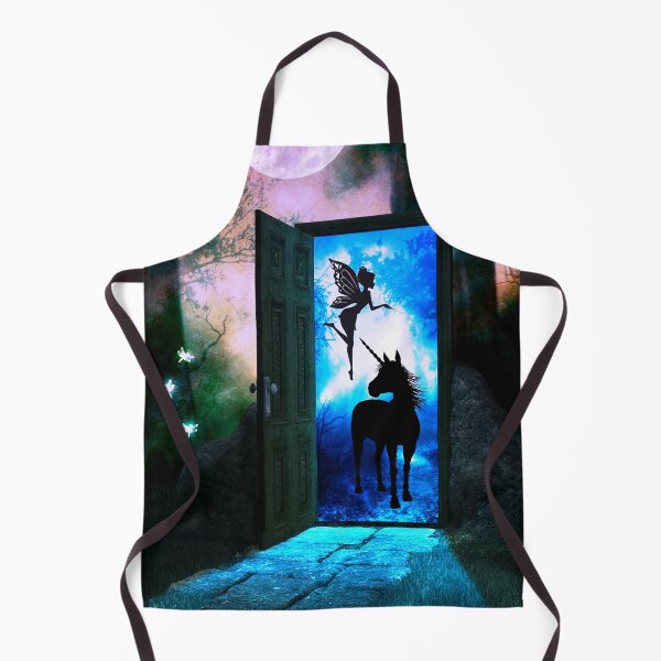 Item preview, Fairy With Unicorn In Enchanted Forest designed and sold by Mary Riley.