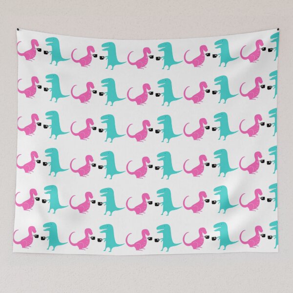 Item preview, Tea rex party pink and blue designed and sold by Erick  Tezó.