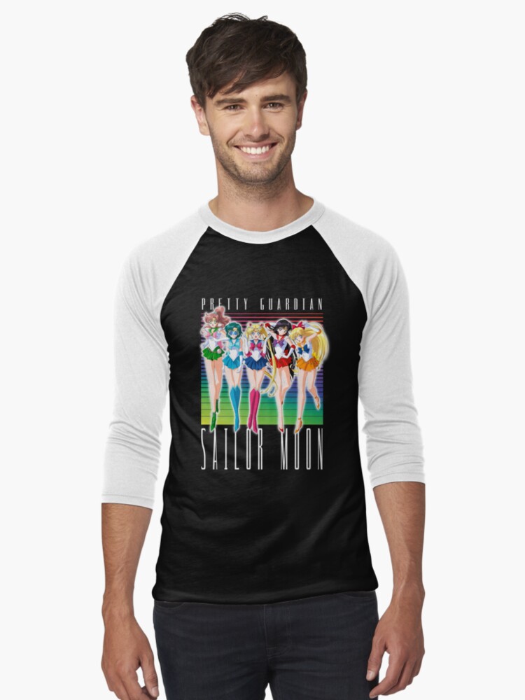 Thumbnail 1 of 3, Baseball ¾ Sleeve T-Shirt, Senshi World designed and sold by SassySpice.
