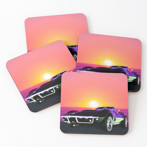 Item preview, Sports Car Muscle Car Beach Sunset designed and sold by MuscleCarTs.