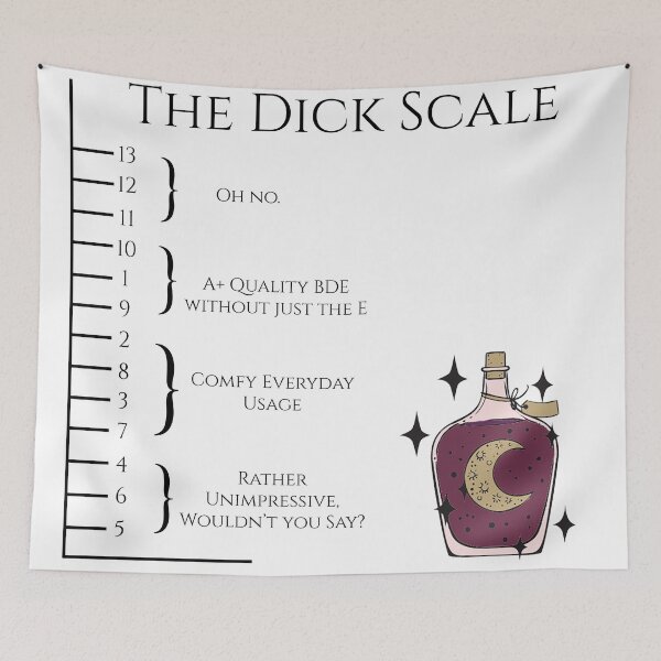 Item preview, The Dick Scale designed and sold by KathrynMoon.