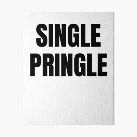 Single Pringle Art Board Print