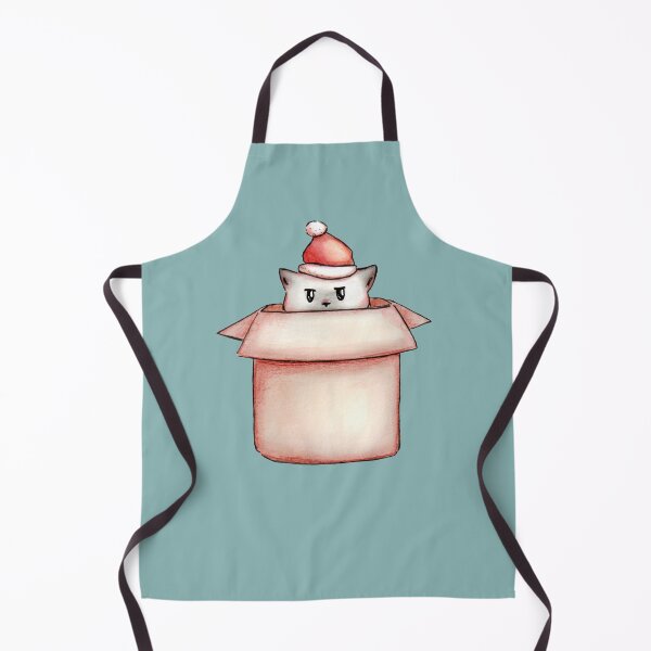 Item preview, Christmas santa cat in a box designed and sold by Denise, Denisn't.