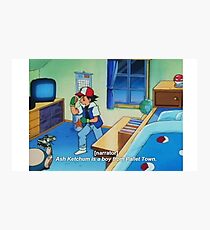 Ash Ketchum Photographic Print
