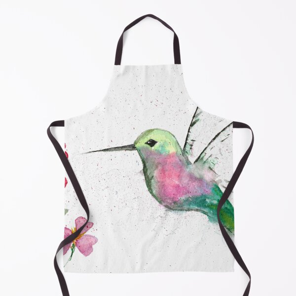 Item preview, Colourful Hummingbird - Abstract Watercolour designed and sold by MashaPavlovna.