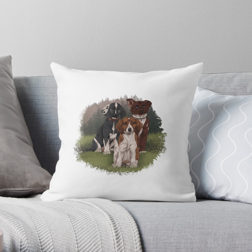Naeva, Elvind, Sumersaga Throw Pillow