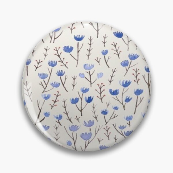Item preview, Basic blue flower pattern designed and sold by katieeh21.