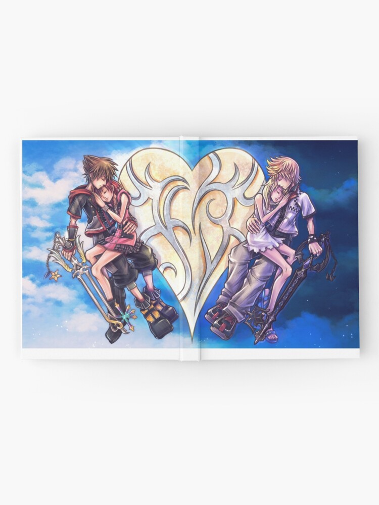 Sora and Kairi Kingdom Hearts 2 Hardcover Journal by Lali-Holley