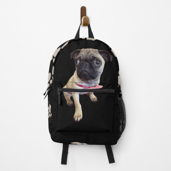 Item preview, Baby Pug, Milo - Black Background designed and sold by Rosinda.