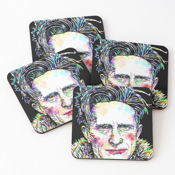 Item preview, MARCEL DUCHAMP watercolor and ink portrait designed and sold by lautir.