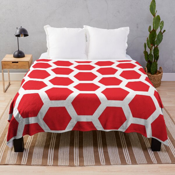 Item preview, Retro Fashion Stylish Pentagon Red Honeycomb  designed and sold by IamTrending.