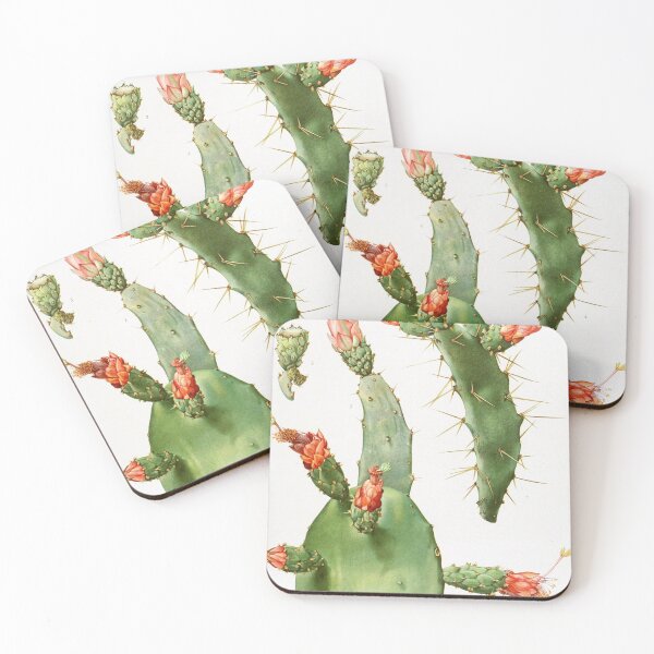 Artikelvorschau, Vintage Nopalea Botanical Print von den Cactaceae entworfen und verkauft von Douglas E. Welch Design and Photography.