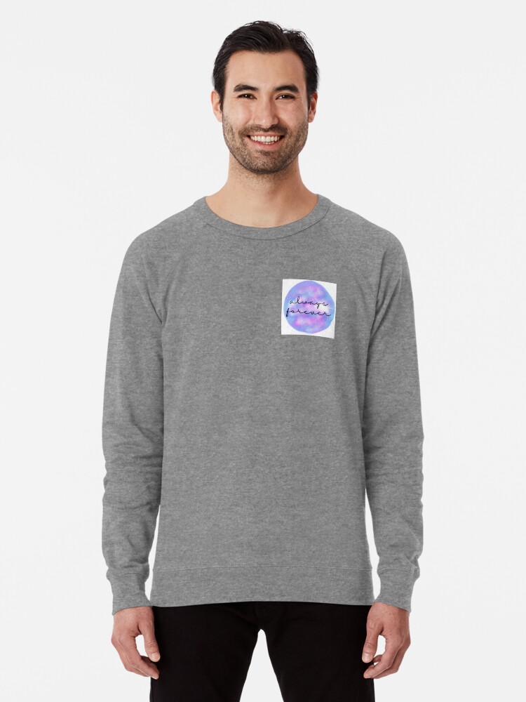 Alternate view of Always Forever - Finnley quote Lightweight Sweatshirt