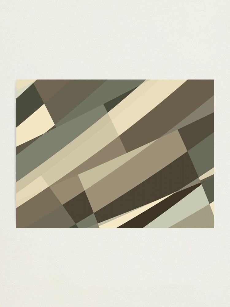 Alternate view of Camo Leopard Zebra Stripes Pattern Photographic Print