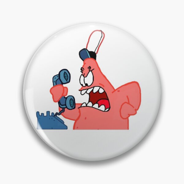 Item preview, Patrick Star screaming down the phone line. designed and sold by AAnnabella.