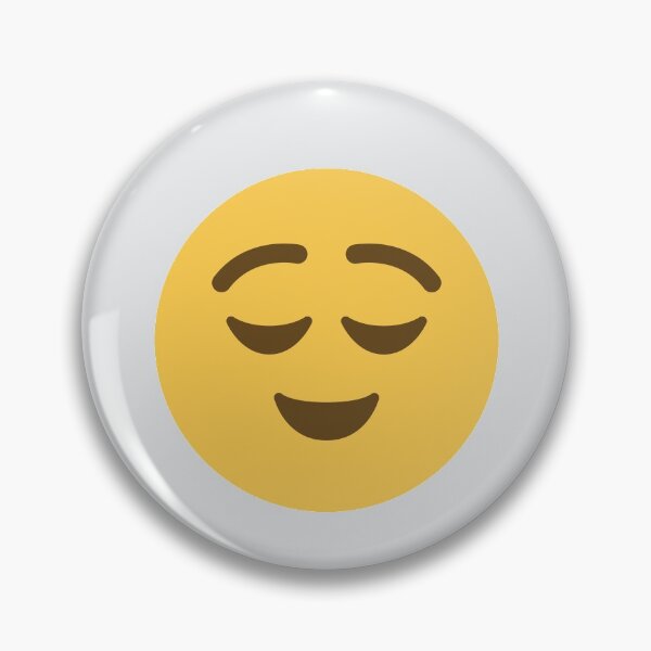 Item preview, Relieved Face designed and sold by Stitchmoji.