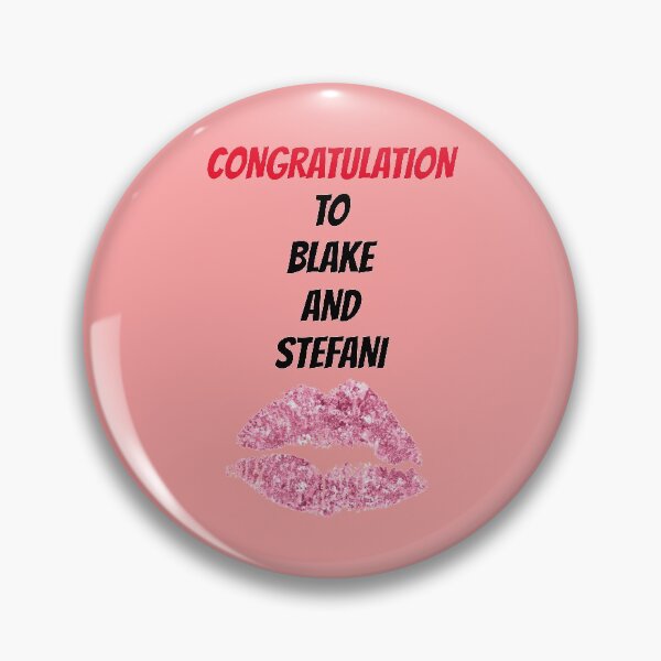 Item preview, congratulation to blake and stefani designed and sold by infinity-khd.