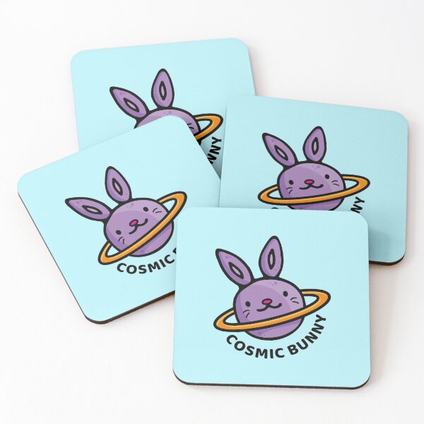 Item preview, Blue Cosmic Bunny designed and sold by bunnyjanie.