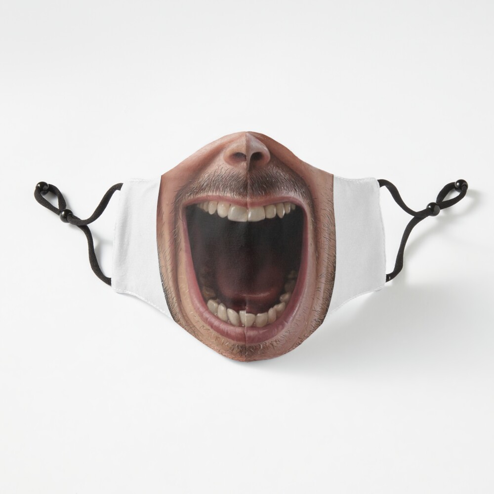 open mouth mask funny