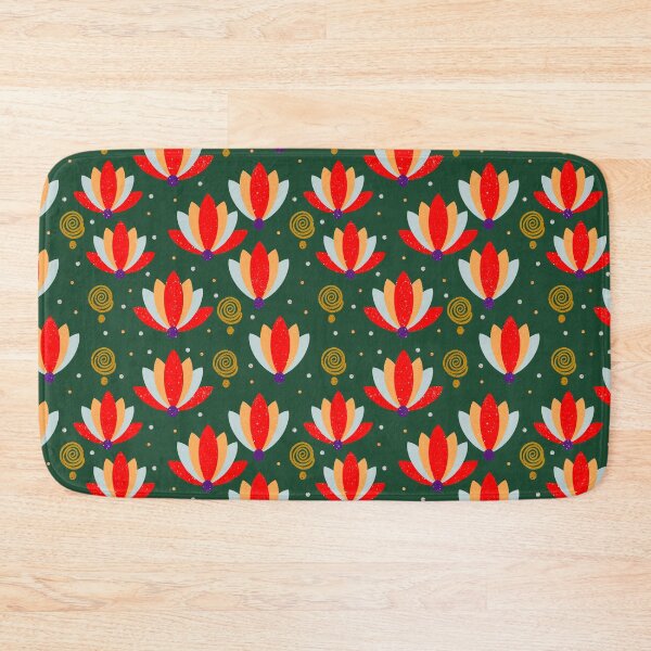 Item preview, FESTIVE LOTUS - GREEN designed and sold by PrachiManerikar.